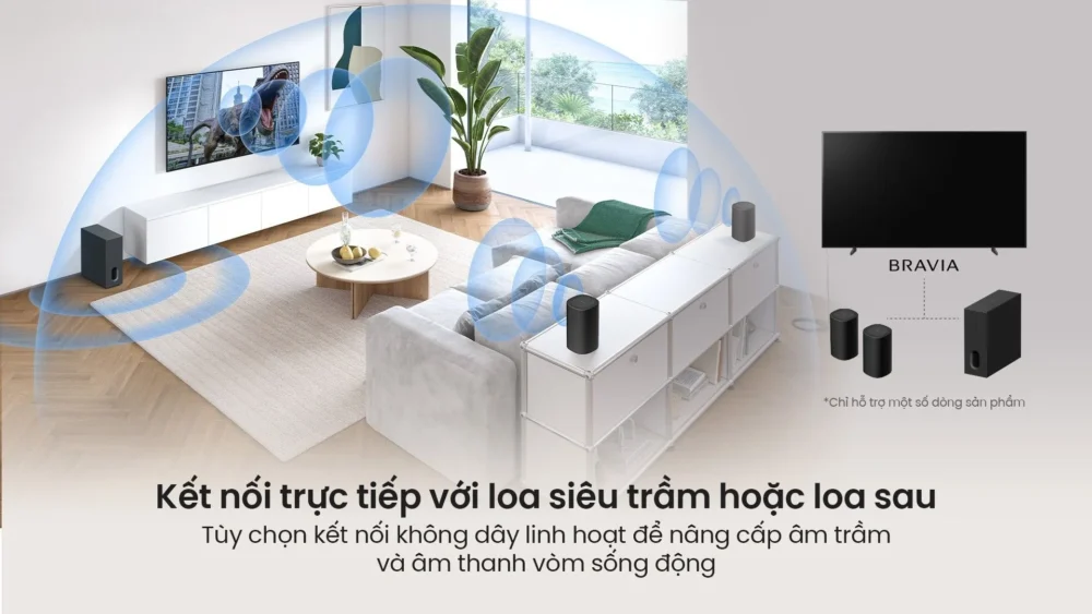 Kết Hợp BRAVIA Theatre Cho Hệ Thống Giải Trí Tại Gia