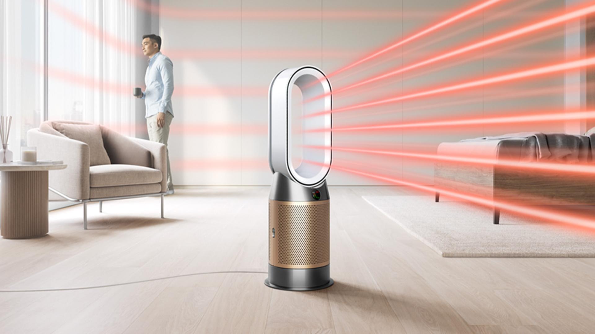 máy lọc không khí Dyson HP12 sưởi ấm vào mùa đông
