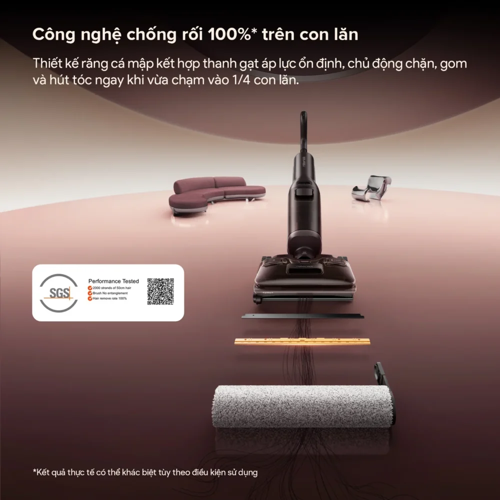 công nghệ chống rối trên con lăn
