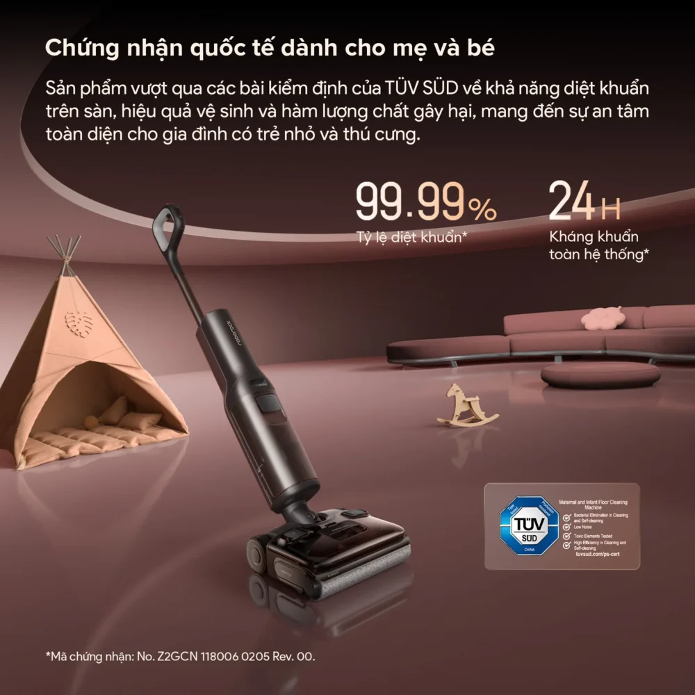 chứng nhận an toàn cho mẹ và bé