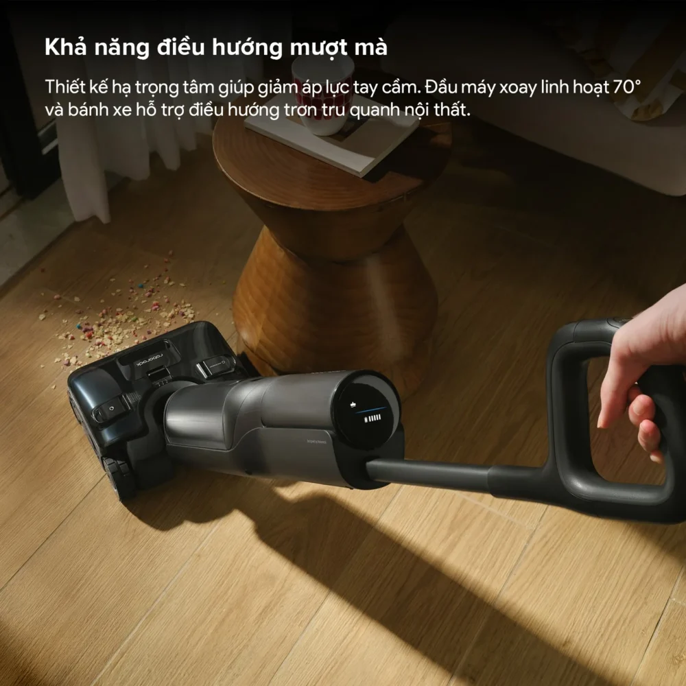 roborock f25 steam với khả năng điều hướng mượt mà
