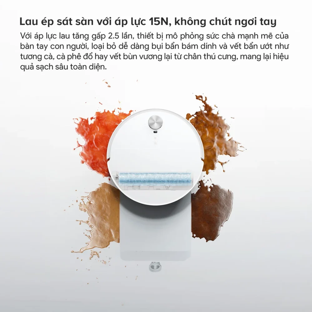 lực ép 15N lên mặt sàn
