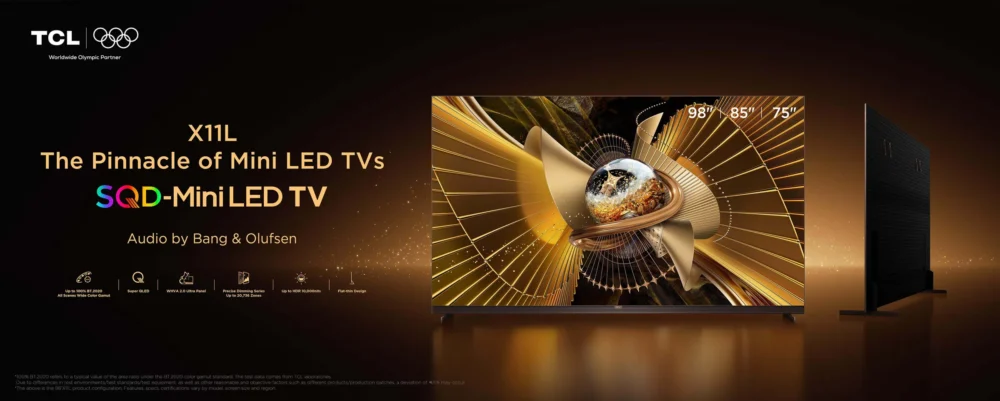 TV TCL X11L SQD-Mini LED 98 Inch 4K | 98X11L