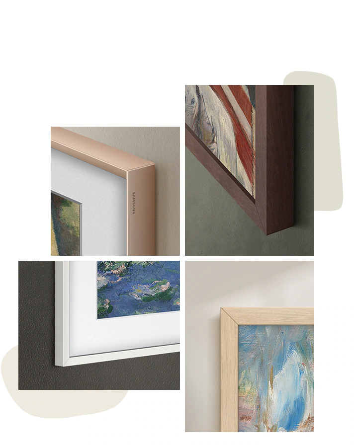 tv samsung the frame ls03he có nhiều lựa chọn màu sắc khung viền linh hoạt