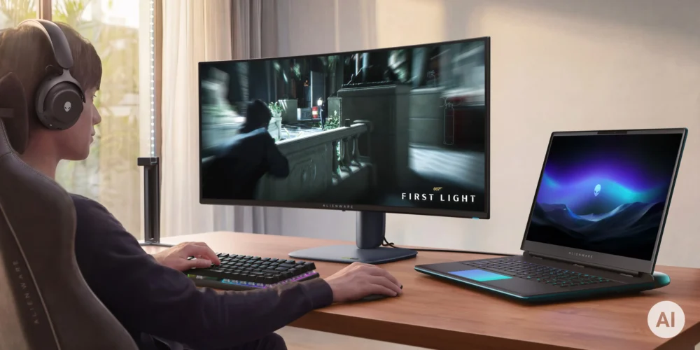 Alienware AW3426DW - thiết kế dành cho game thủ