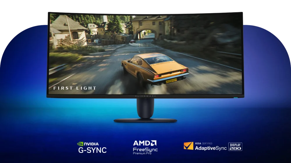 Màn hình Alienware AW3426DW - Gaming monitor: NVIDIA® G-SYNC®, AMD FreeSync™ Premium Pro và VESA AdaptiveSync